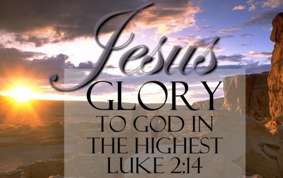 unto him glory